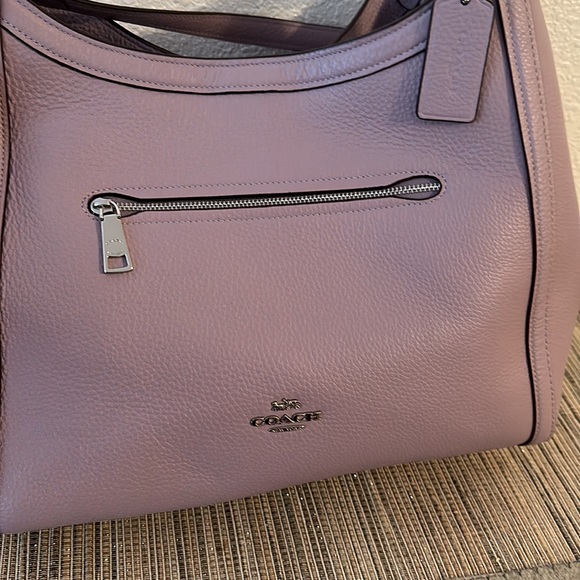 Coach Kristy Soft Lilac Purple Shoulder Bag and Slim Wallet Set - Picture 13 of 15